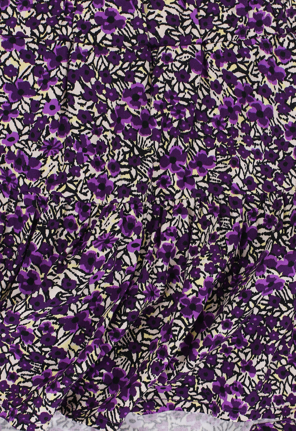 Meisjes Printed Skort van LOOXS 10sixteen in de kleur Purple flower in maat 176.