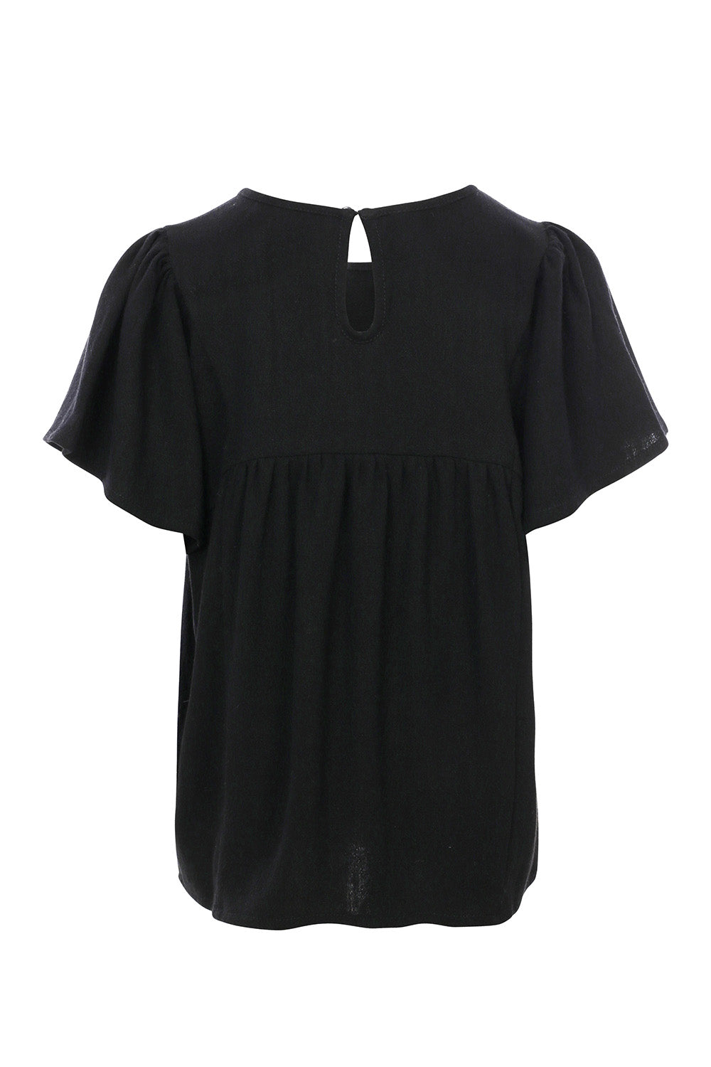Meisjes Top Short Sleeves van LOOXS Little in de kleur Black in maat 128.