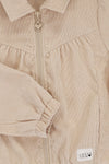 Meisjes Jacket van LOOXS Little in de kleur Bisquit in maat 128.
