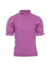 Meisjes T-Shirt van LOOXS Little in de kleur Purple Fuchsia in maat 128.