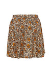 Meisjes Skirt van LOOXS Little in de kleur Orange Floral in maat 128.