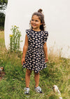 Meisjes Sweater Dress van LOOXS Little in de kleur Big Daisy in maat 128.