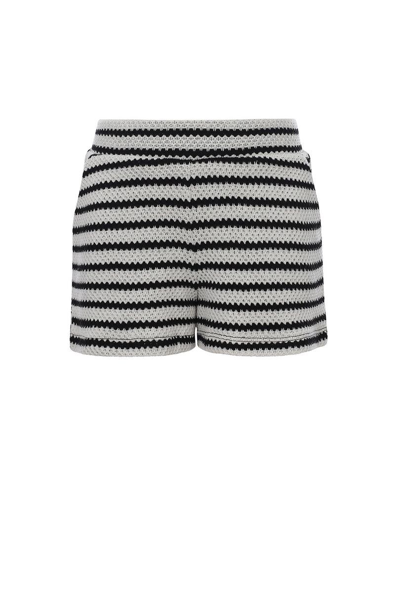 LOOXS 10sixteen Striped Knit Shorts