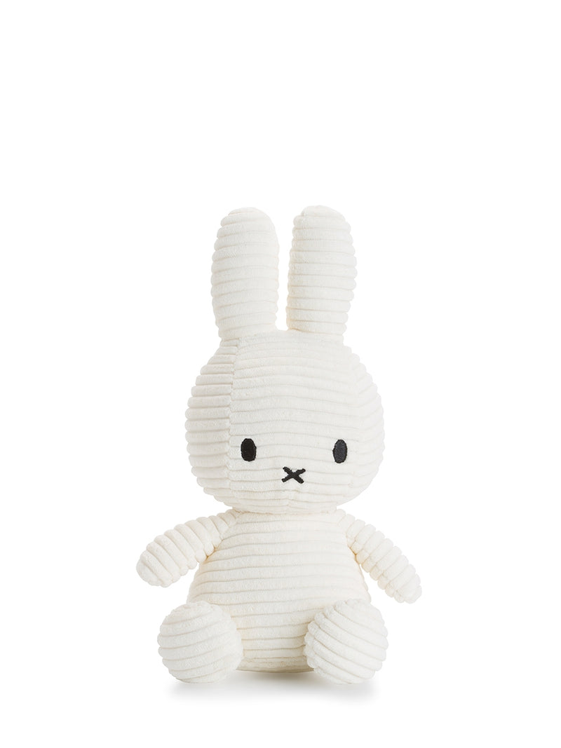 Nijntje - Miffy sitting ECO Corduroy Offwhite 23 cm