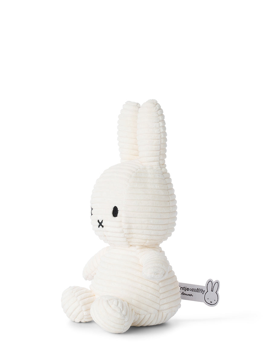 Nijntje - Miffy sitting ECO Corduroy Offwhite 23 cm