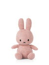 Nijntje - Miffy sitting ECO Corduroy Pink 23 cm