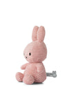 Nijntje - Miffy sitting ECO Corduroy Pink 23 cm