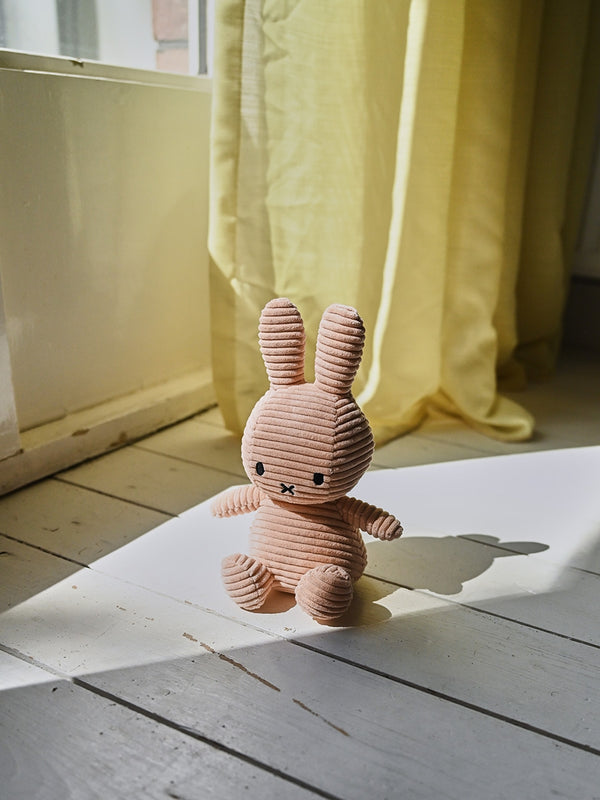 Nijntje - Miffy sitting ECO Corduroy Beige 23 cm