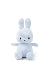 Nijntje - Miffy sitting ECO Corduroy Ice Blue 23 cm