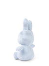 Nijntje - Miffy sitting ECO Corduroy Ice Blue 23 cm