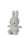 Nijntje - Miffy sitting ECO Corduroy Soft Grey 23 cm