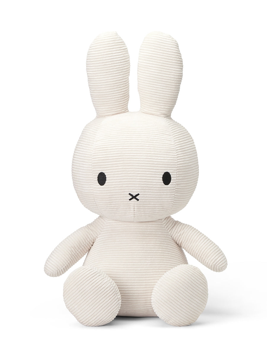 Nijntje - Miffy sitting ECO Corduroy Offwhite - 70 cm