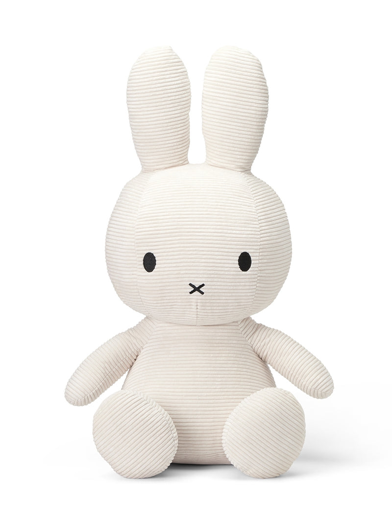 Nijntje - Miffy sitting ECO Corduroy Offwhite - 70 cm
