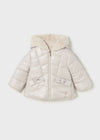 Mayoral Reversible faux fur jacket