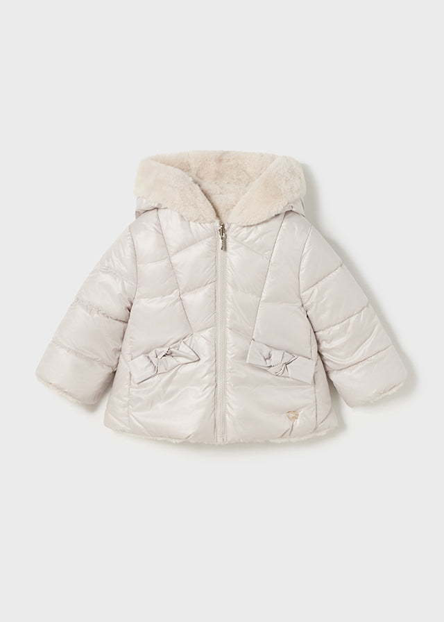 Mayoral Reversible faux fur jacket