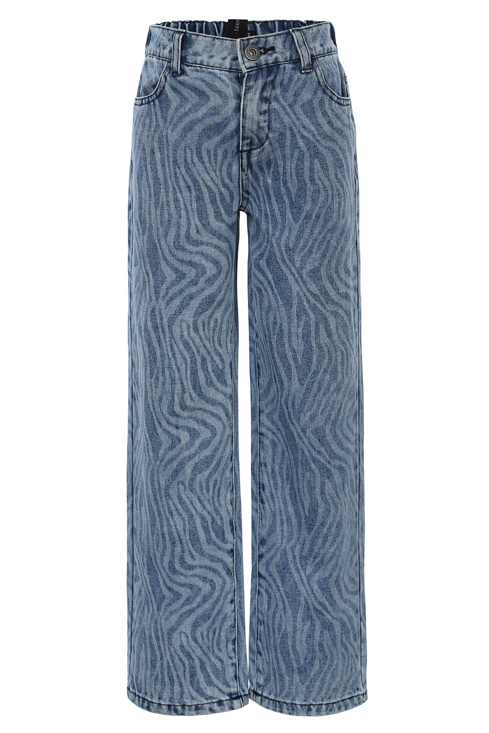 Meisjes Denim Pants van LOOXS 10sixteen in de kleur royal blue in maat 170-176.