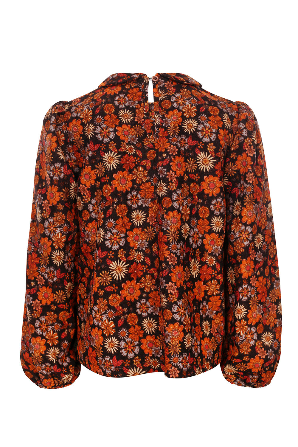 Meisjes Retro Rib Blouse van LOOXS Little in de kleur Retro floral in maat 128.