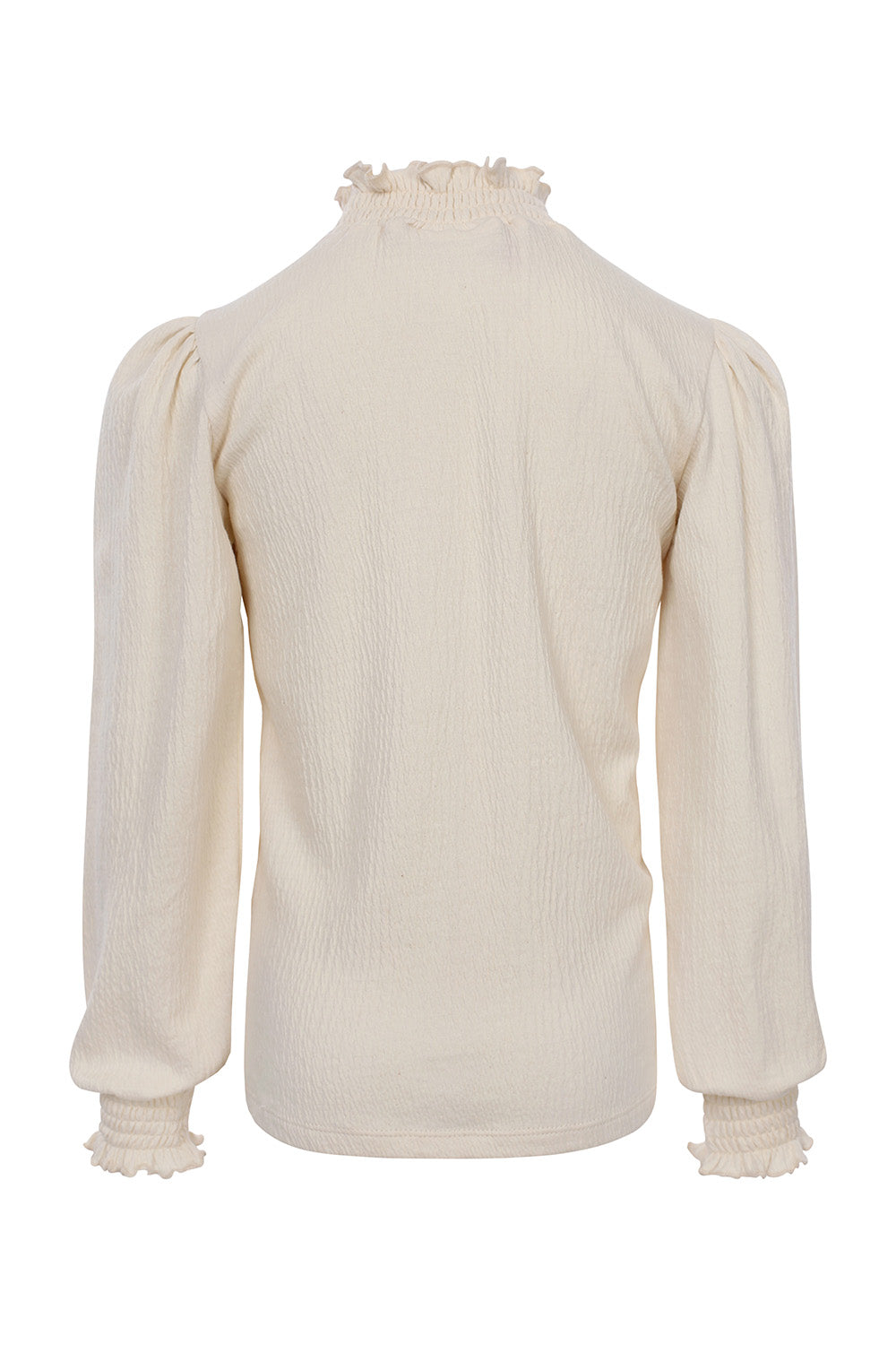 Meisjes Crinkle T-Shirt L/S van LOOXS Little in de kleur cloud in maat 128.