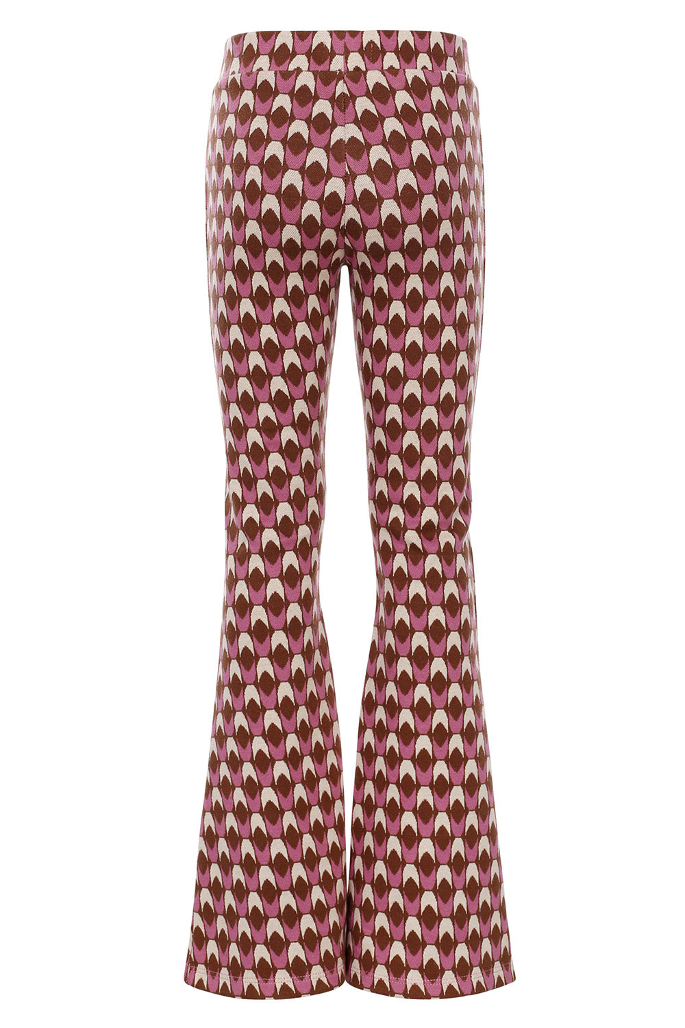 Meisjes Jacquard Pants van LOOXS Little in de kleur retro jacquard in maat 128.