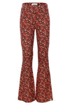 Meisjes Crinkle Flare Pants van LOOXS Little in de kleur Mini wildflower in maat 128.