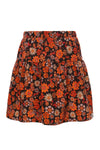 Meisjes Retro Rib Skirt van LOOXS Little in de kleur Retro floral in maat 128.