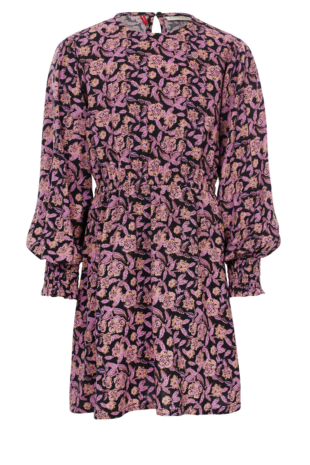 Meisjes Printed Dress van LOOXS Little in de kleur Autumn Flower in maat 128.