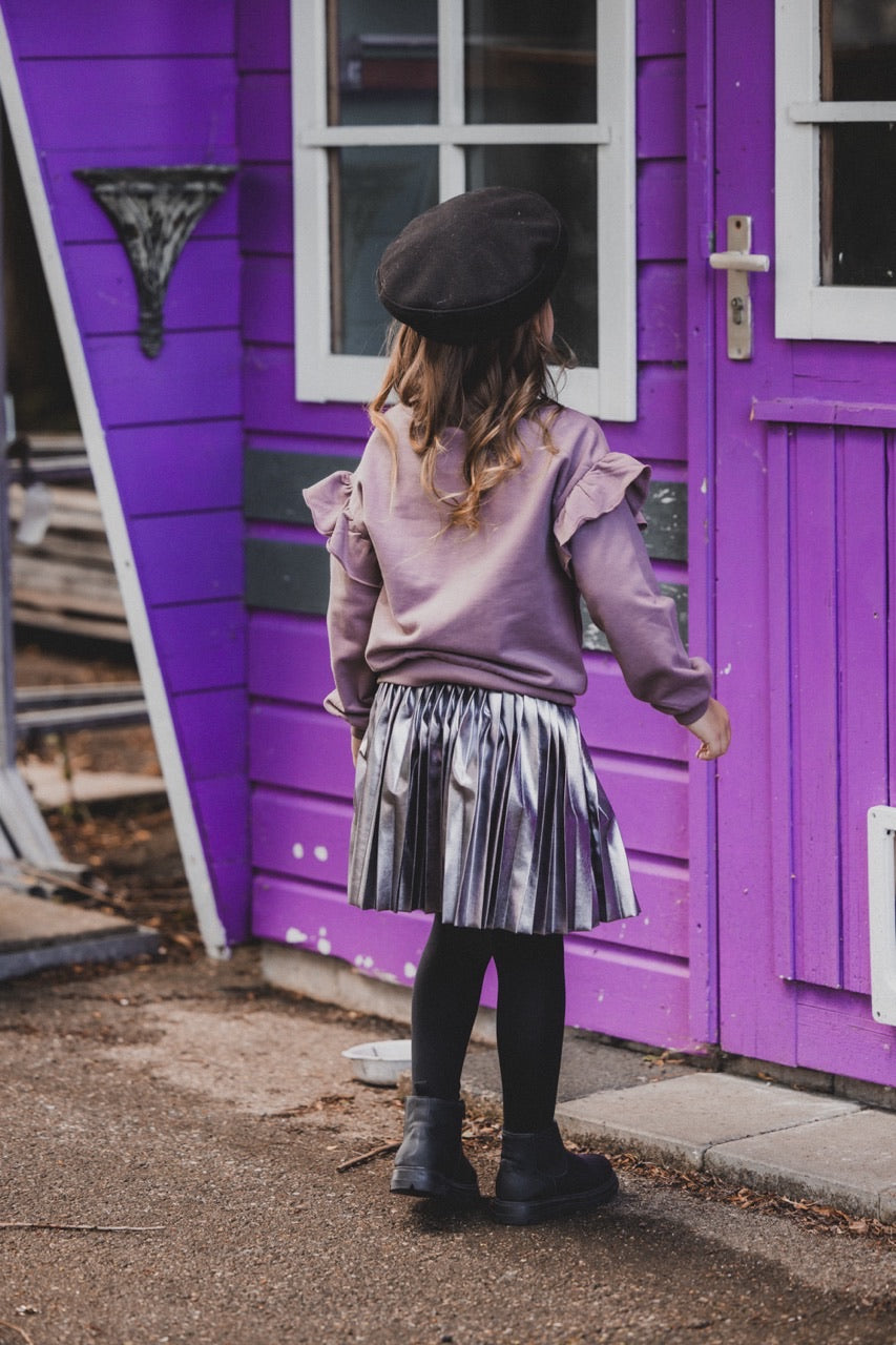 LOOXS Little Metallic Pleated Skirt