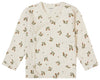 Unisexs U Tee Overlap LS Nicosia aop van Noppies in de kleur Oatmeal Melange in maat 62.