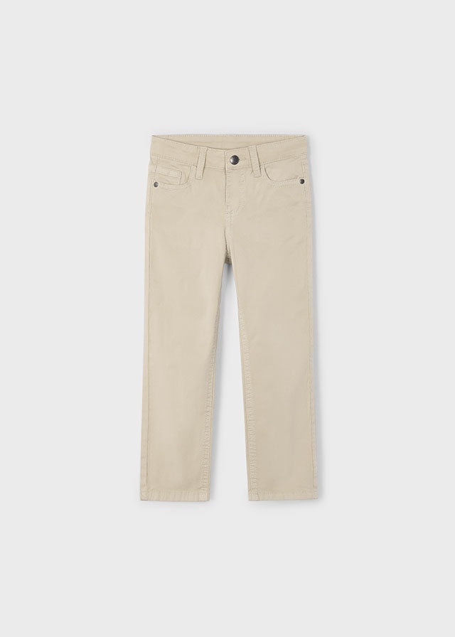 Mayoral Basic slim fit serge pants