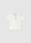 Mayoral S/s ribbed polo