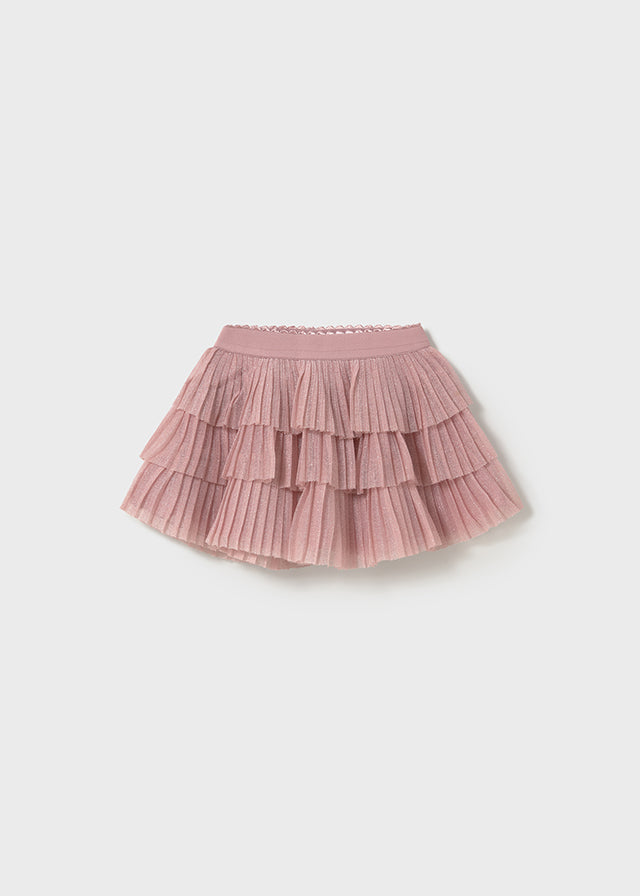 Mayoral Pleated tulle skirt