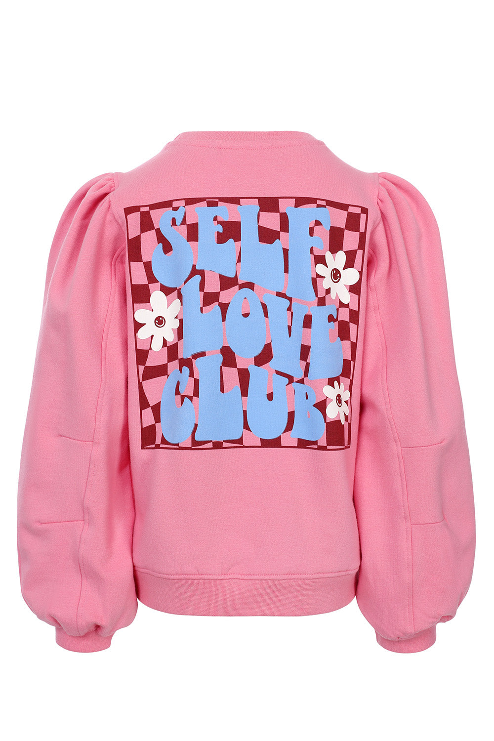 Meisjes Bright Pink Sweat van LOOXS Little in de kleur BRIGHT PINK in maat 128.