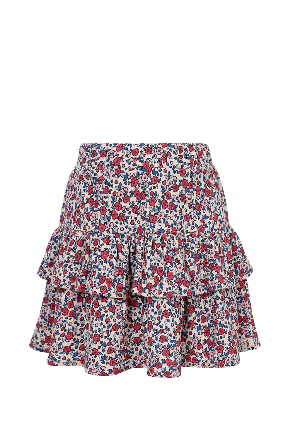 Meisjes Crincle Jersey Skirt van LOOXS Little in de kleur spring wildflower in maat 128.