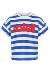 LOOXS Little Striped Short Sleeve Sweater