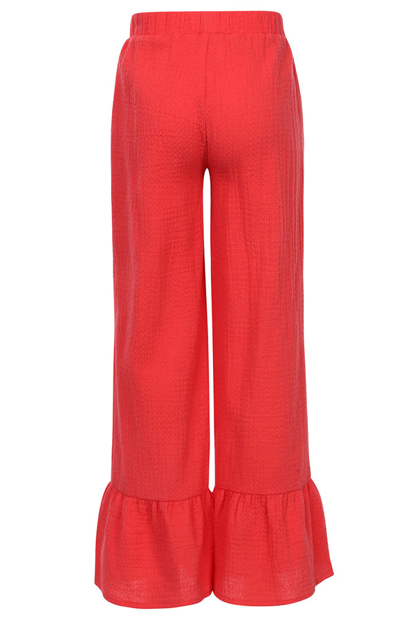 LOOXS Little Wideleg Pants With Ruffle