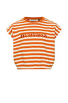 LOOXS Little Striped Short Sleeve Sweat Top
