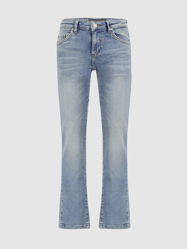 Meisjes Jeans Galina Aire Wash van LTB in de kleur 10120-MID BLUE in maat 176.