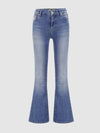Meisjes Jeans Noelia Maisha Wash (flare mid rise) van LTB in de kleur 10120-MID BLUE in maat 176.