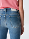 Meisjes Jeans Noelia Maisha Wash (flare mid rise) van LTB in de kleur 10120-MID BLUE in maat 176.