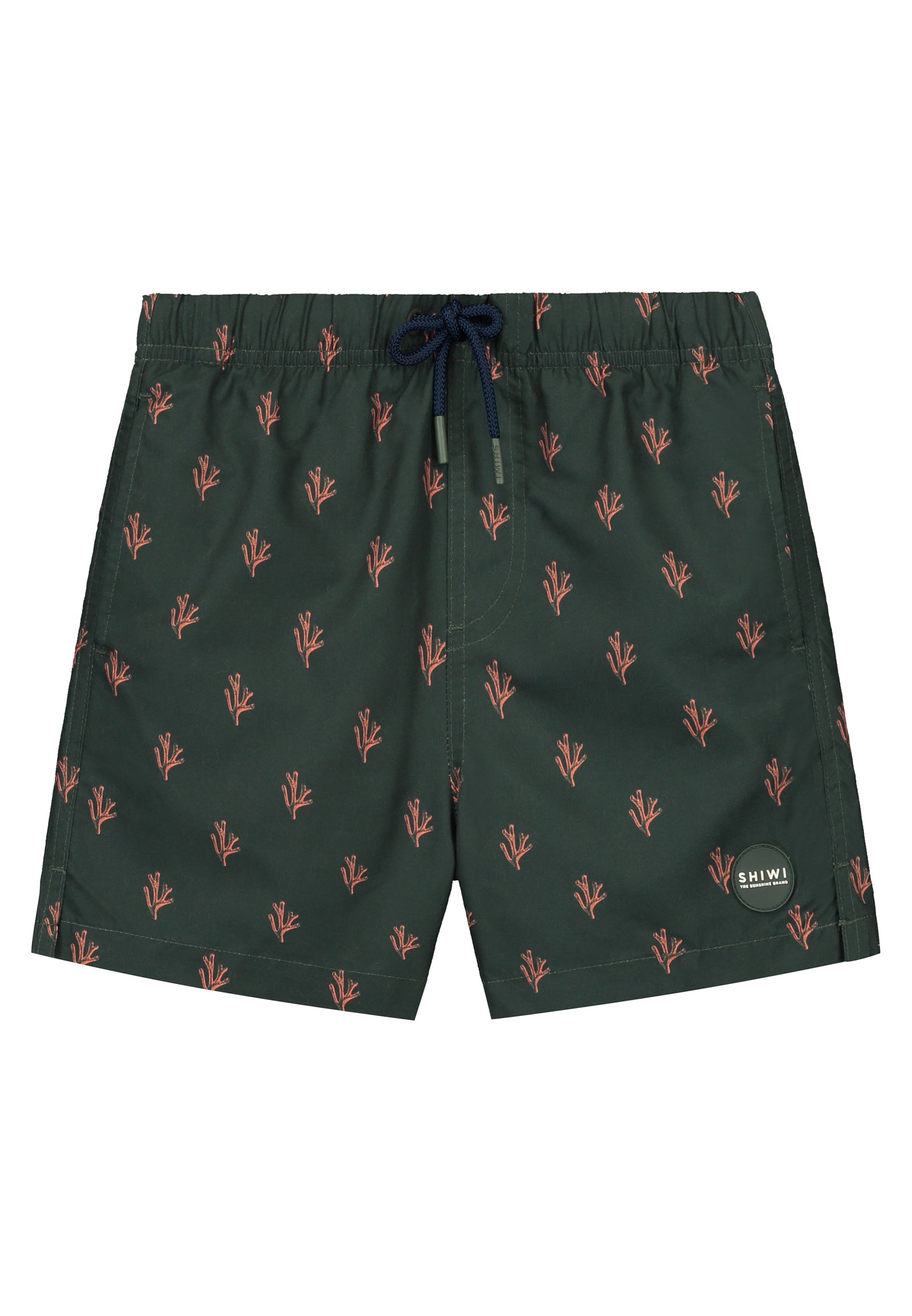 Shiwi Boys MILO swim shorts 4 inch sketched coral