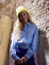 Meisjes Stripe Blouse van LOOXS 10Sixteen in de kleur Blue sky in maat 176.