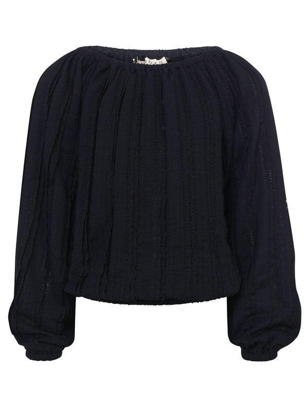 Meisjes Fancy Lace Top van LOOXS 10Sixteen in de kleur Dark navy in maat 176.