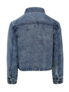 Meisjes Denim Blouse van LOOXS 10Sixteen in de kleur Jeans Blue in maat 176.
