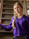 Meisjes Sweater van LOOXS 10Sixteen in de kleur Violet in maat 176.