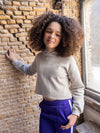 Meisjes Hoody van LOOXS 10Sixteen in de kleur Dust in maat 176.