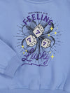 Meisjes Sweater van LOOXS 10Sixteen in de kleur Blue Sky in maat 176.