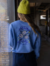 Meisjes Sweater van LOOXS 10Sixteen in de kleur Blue Sky in maat 176.