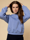 Meisjes Sweater van LOOXS 10Sixteen in de kleur Blue Sky in maat 176.