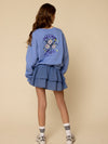 Meisjes Sweater van LOOXS 10Sixteen in de kleur Blue Sky in maat 176.