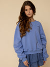 Meisjes Sweater van LOOXS 10Sixteen in de kleur Blue Sky in maat 176.